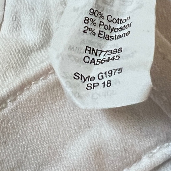 J. Crew White Stretch Skinny Jeans size 24 - Picture 9 of 9